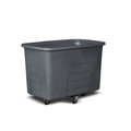 Toter 20 Cubic Feet 600 lbs. Capacity Heavy Duty Manual Cube Truck - Gray MMC20